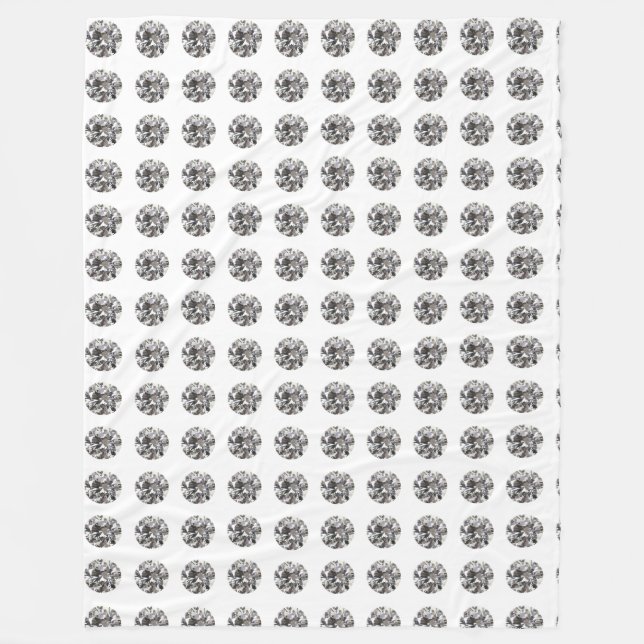Cobertor De Velo Brilliant Round Diamond (Frente)