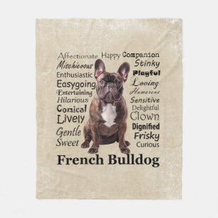 Cobertor De Velo Brindle French Bulldog Traits