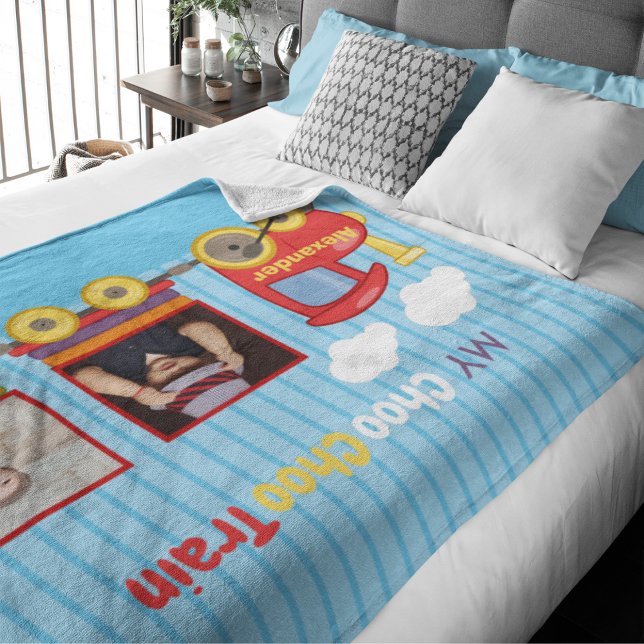 Cobertor De Velo Brinquedo Toddler Boy Birthday Blue (Criador carregado)