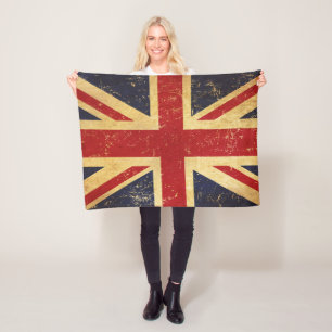 Cobertor De Velo British Union Jack Flag Vintage