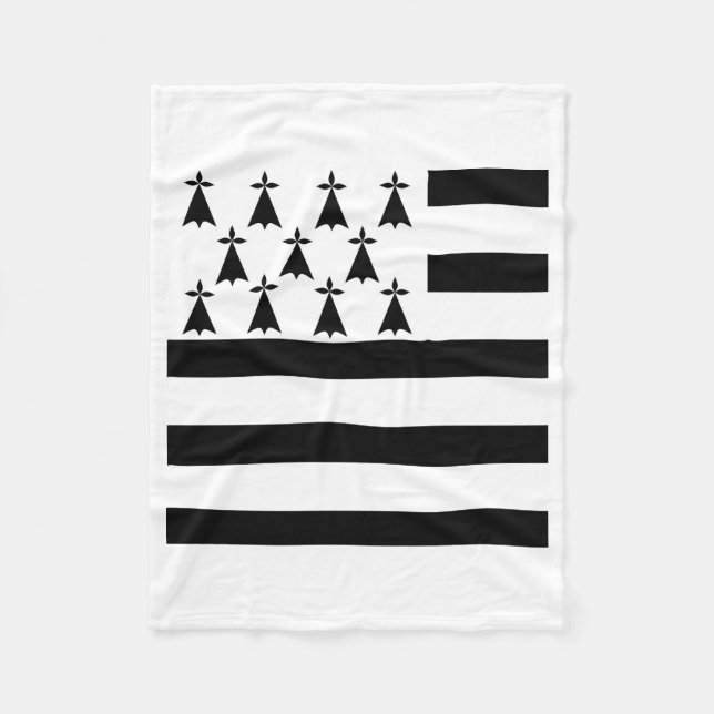 Cobertor De Velo Brittany Flag Emblem (Frente)