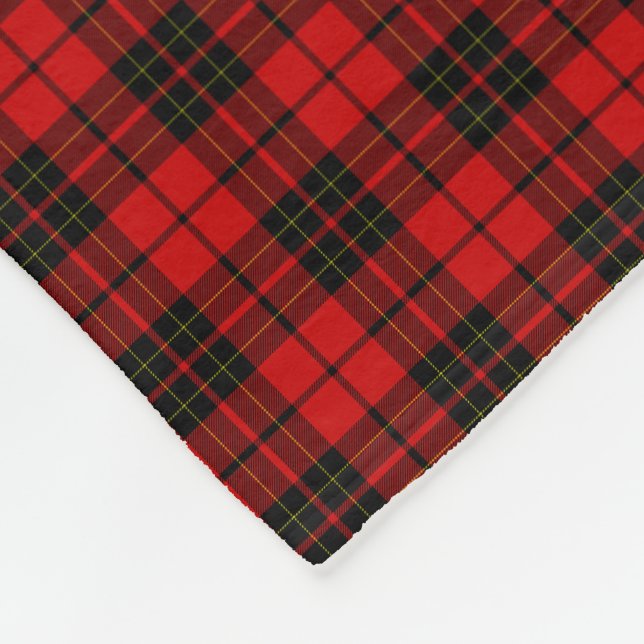 Cobertor De Velo Brodie clan tartan red xadrez (Quina)