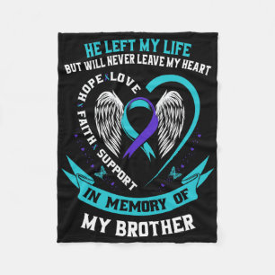 Cobertor De Velo Brother Suicida Awariness