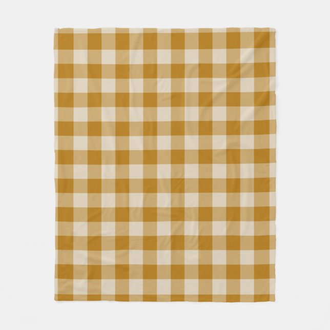 Cobertor De Velo Brown Checkered Square Seamless Pattern  (Frente)