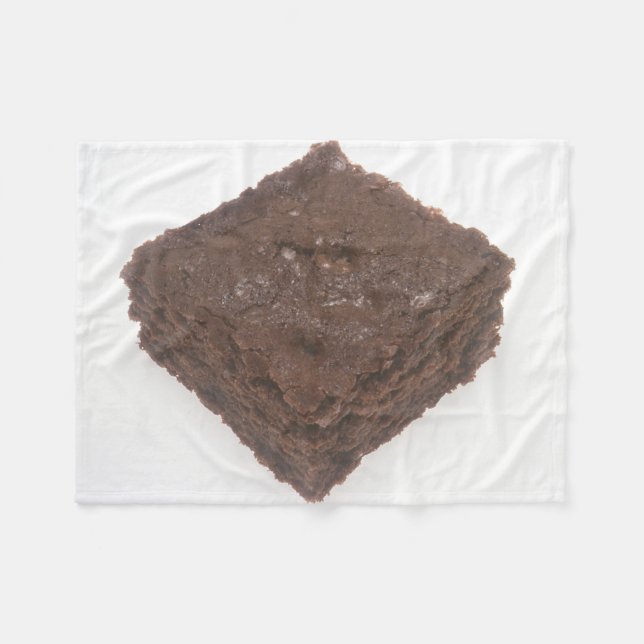 Cobertor De Velo Brownie do chocolate (Frente (Horizontal))