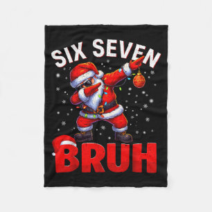 Cobertor De Velo Bruh 67 Dabbing Papai Noel Meme Engraçado Seis Set