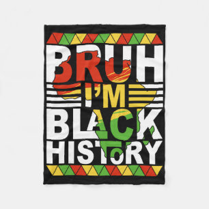 Cobertor De Velo Bruh é o Mês da História Negra Adolescentes Negros