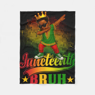 Cobertor De Velo Bruh Juneteenth 1865 Liberdade Negra Príncipe Negr