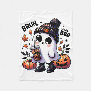 Cobertor De Velo Bruh, quero dizer Boo Engraçado Fantasma Jack O Ca