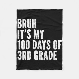 Cobertor De Velo Bruh São Meus 100 Dias De Professora Do 3º Grau 10