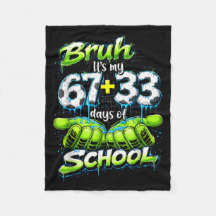 Cobertor De Velo Bruh São Meus 67 33 100 Dias De Escola Camisas Eng