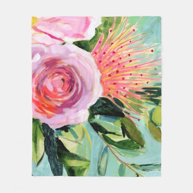 Cobertor De Velo Brushy Floral I (Frente)