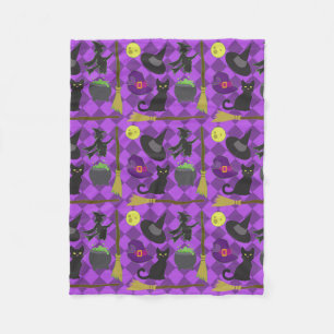 Cobertor De Velo Bruxas de Halloween