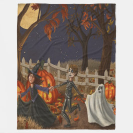 Cobertor De Velo Bruxas de Halloween, espectros e fantasmas Oh Meu