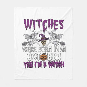 Cobertor De Velo Bruxas Outubro Halloween Caveira Chapéu de Bruxa A