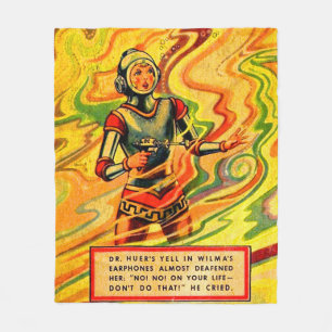 Cobertor De Velo Buck Rogers Cômica Wilma Deering, dos anos 30