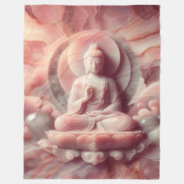 Cobertor De Velo Buddha Rosa Quartz 01