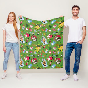 Cobertor De Velo Budy, o padrão dos ícones do Elf e do Natal