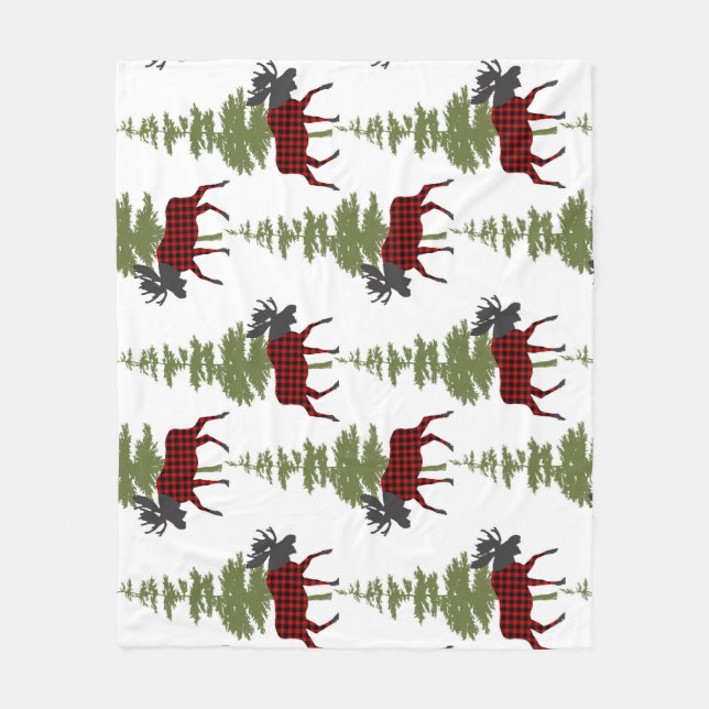 Cobertor De Velo Buffalo Check Moose (Frente)