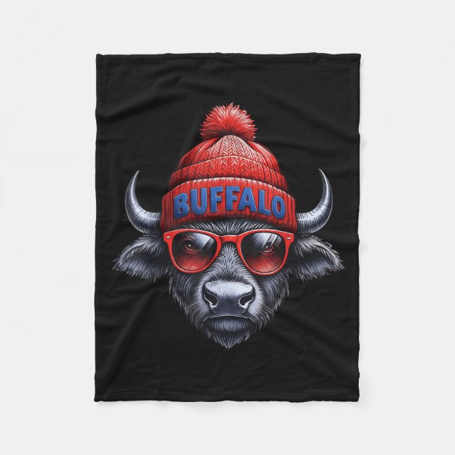 Cobertor De Velo Buffalo Lovers For Men Women Toddler Youth Kids Bo (Frente)