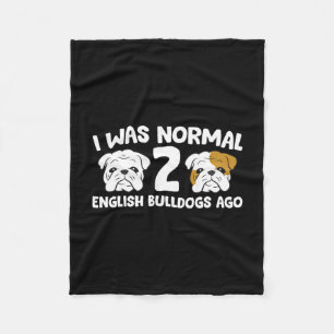 Cobertor De Velo Buldogue Pet I Era Normal 2 Buldogues Ingleses Ago