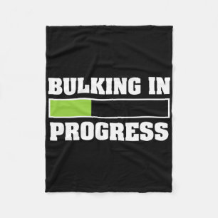 Cobertor De Velo Bulking Em Andamento Divertido Halterofilismo Fisi