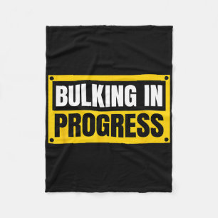 Cobertor De Velo Bulking Em Andamento Divertido Halterofilismo Fisi