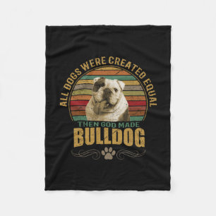 Cobertor De Velo Bulldog criado