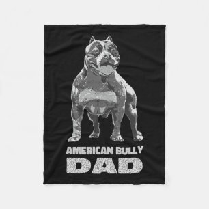 Cobertor De Velo Bulldog Dog Lover American Bully Pai