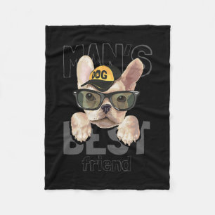 Cobertor De Velo Bulldog Francês Mais Amigo