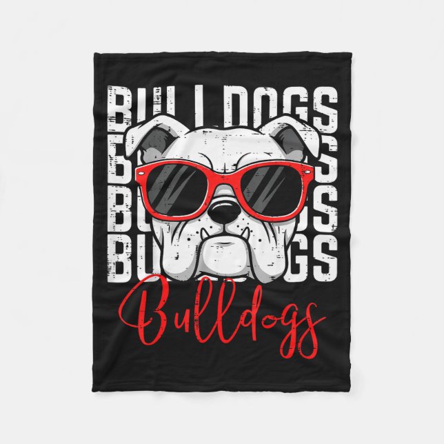 Cobertor De Velo Bulldog Men Women Boys Girls Youth Kids Teen  (Frente)