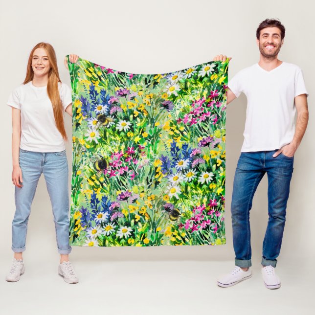 Cobertor De Velo BUMBLEBEE e flores (In Situ)