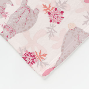 Cobertor De Velo Bunnies no Flor Field Blanket