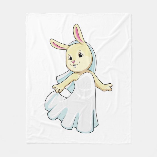 Cobertor De Velo Bunny como Noiva com Veil (Frente)