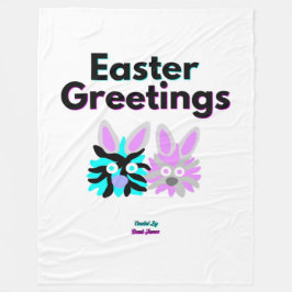 Cobertor De Velo Bunny Felpudos Grande Folha