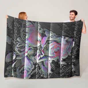 Cobertor De Velo Buquê Techno Fleece Blanket
