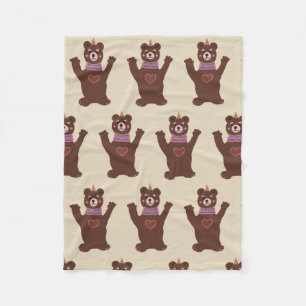 Cobertor De Velo Buraco castanho