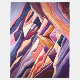 Cobertor De Velo Burgundia Pêssego Roxo da abstrato