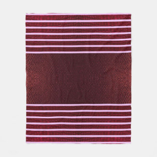 Cobertor De Velo Burgundy Exotic Faux Snake Leather Linear Stripe