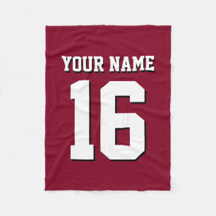 Cobertor De Velo Burgundy Sporty Team Jersey