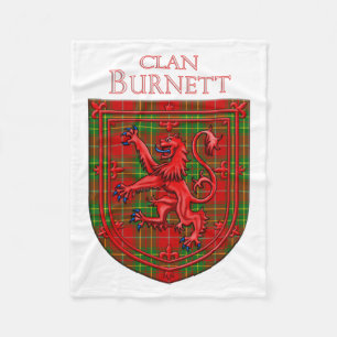 Cobertor De Velo Burnett Tartan Scottish Xadrez Lion Rampant