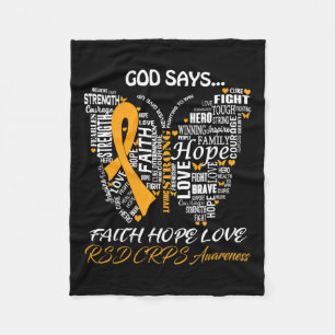 Cobertor De Velo Butterfly Faith Hope ama Rsd Crps Dons De Consciên