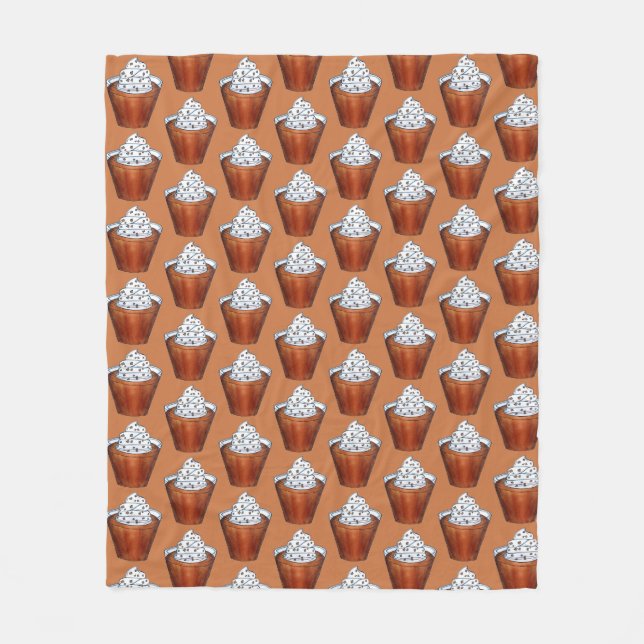 Cobertor De Velo Butterscotch Pudim Cream Comida Meridional (Frente)