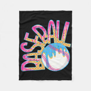 Cobertor De Velo Bysebyll Game Day Drip Sorvete Drip Jovens Meninos