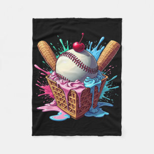 Cobertor De Velo Bysebyll Home Plate Sorvete Gotejamento Diversão E