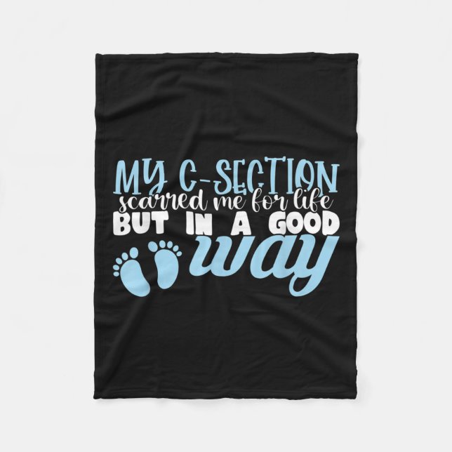 Cobertor De Velo C-section Cesarean New Mom Of Baby Boy Recovery Qu (Frente)