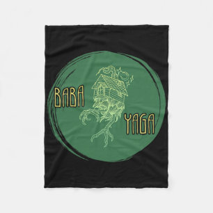 Cobertor De Velo Cabana da Baba Yaga Conto de Fadas Russo Sobre Per