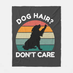 Cobertor De Velo Cabelo de Cachorro Não Me Importa - Design Diverti