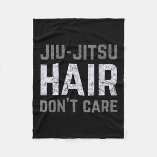 Cobertor De Velo Cabelo de Jiu-Jitsu Não Me Importo BJJ Vintage Jiu