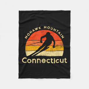 Cobertor De Velo Cabelo mohawk de esqui vintage montanha connecticu